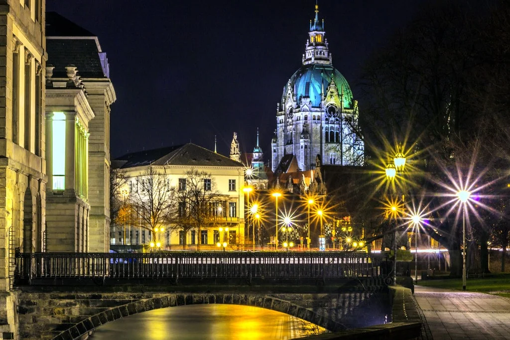 Hannover mit dem Neuen Rathaus