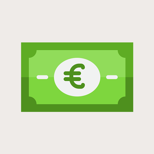 Bargeld-Symbol für Barzahlung Option
