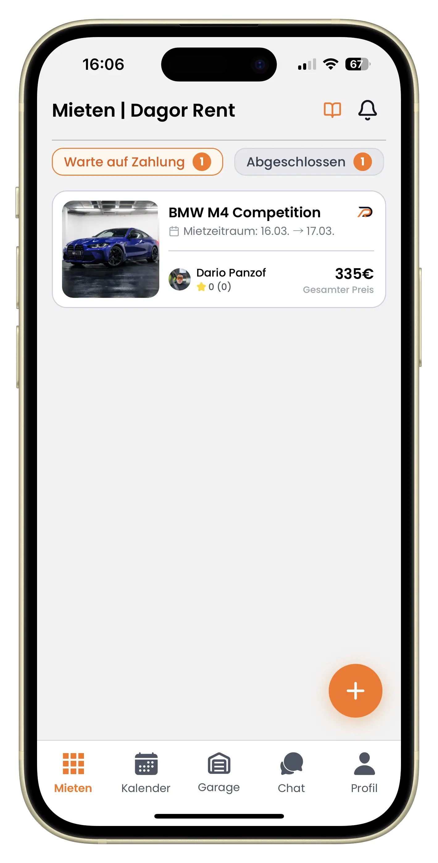 Überarbeitetes Dashboard