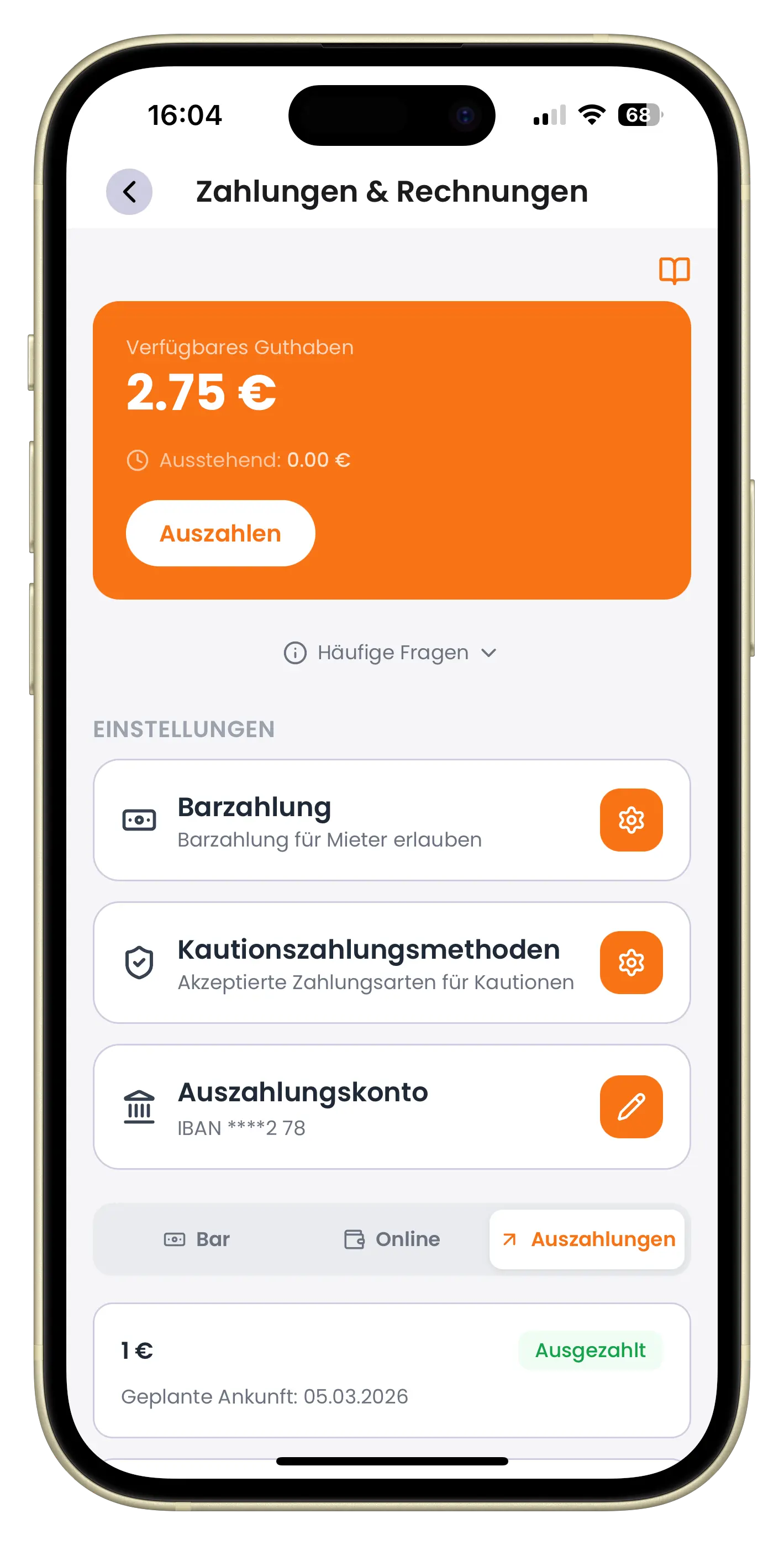 Wallet komplett neu