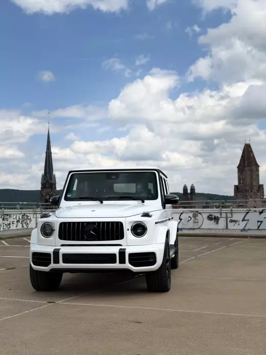 Mercedes-AMG G63 – Luxus-SUV in Weiß Matt