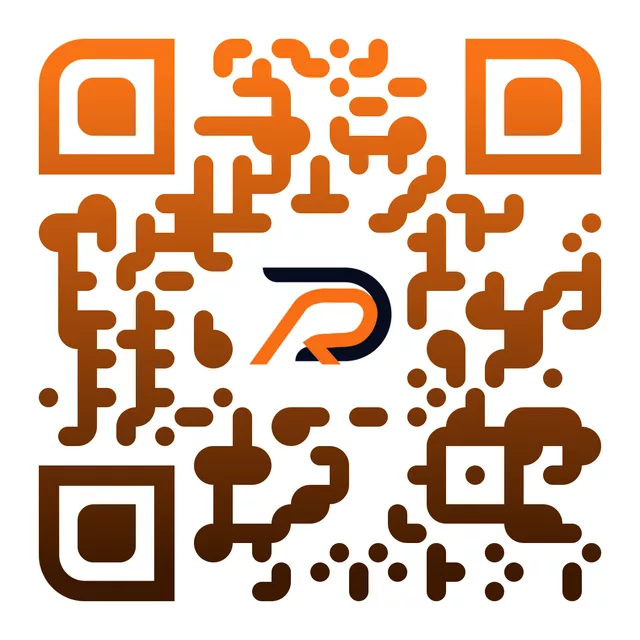 QR-Code zum App-Download, helle Variante