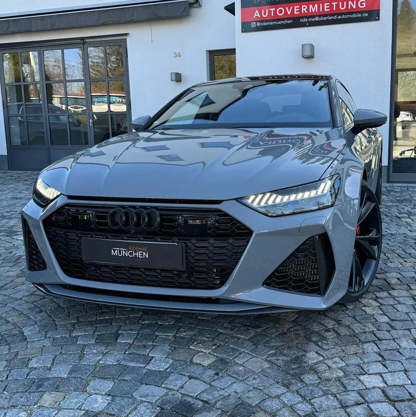 2021 Audi RS7 mit 600PS, Automatik, 3.6s (0-100) - Mieten in Grünwald