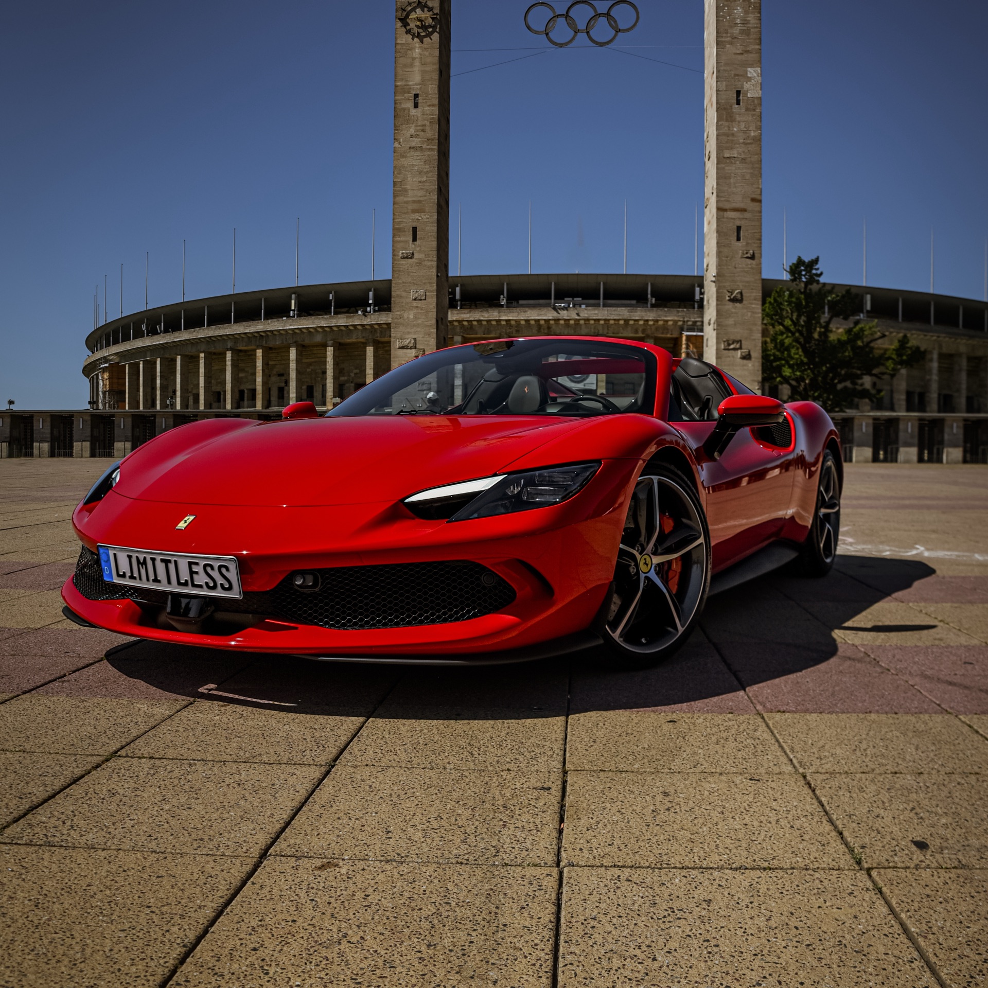 2026 Ferrari null Rückansicht