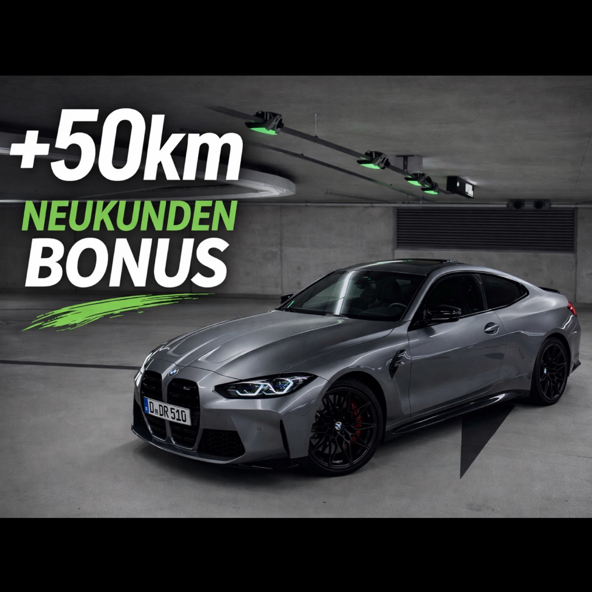 2024 BMW M4 Comp.  | +50KM NEUKUNDEN BONUS mit 510PS, Automatik, 2.9s (0-100) - Mieten in Düsseldorf