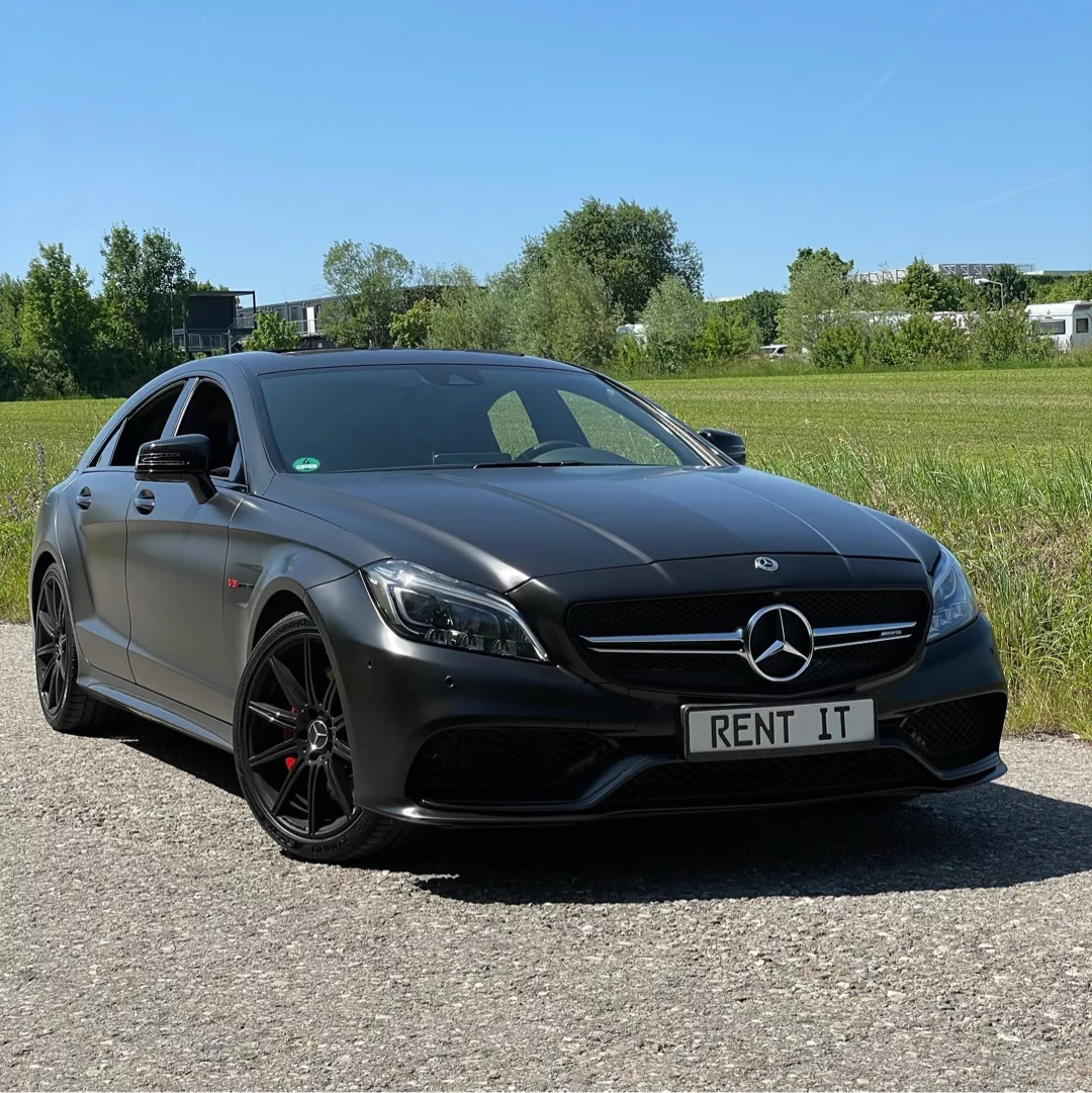 2015 MERCEDES CLS63s AMG mit 585PS, Automatik, 3.6s (0-100) - Mieten in München