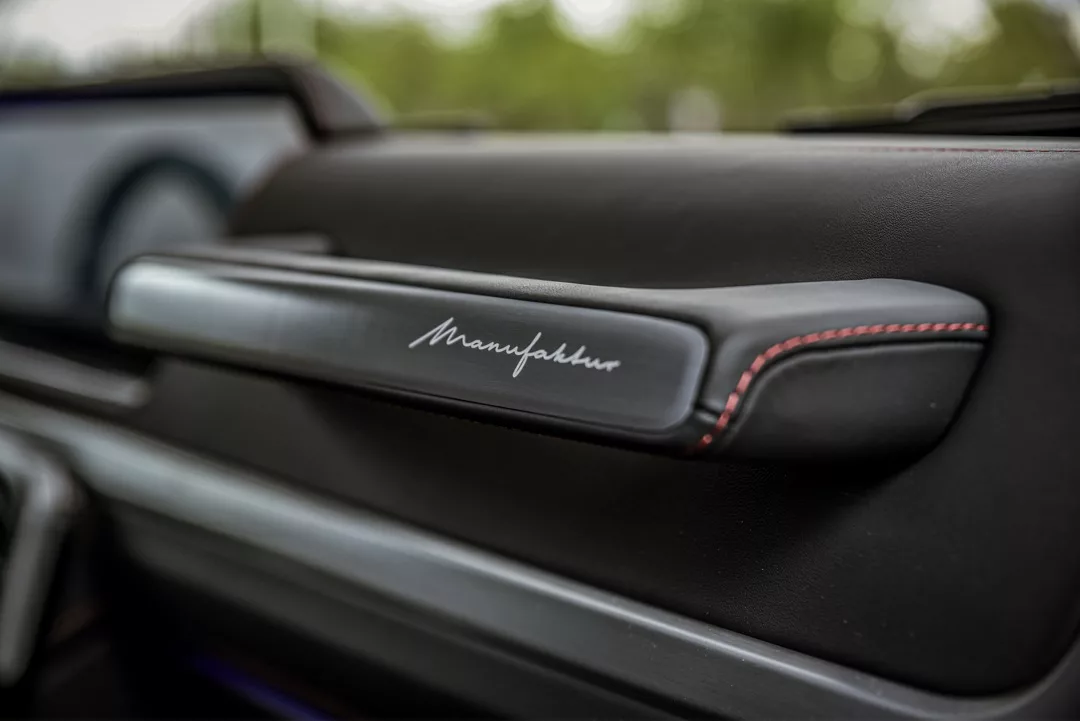 Mercedes-Benz G63 AMG Innenraum Detailansicht mieten
